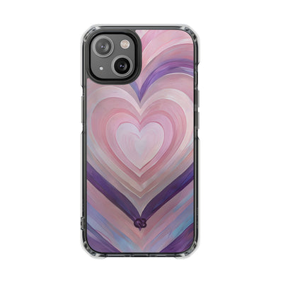 Lavender Pulse Hearts · Impact Magsafe