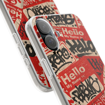 Slap Tag Collage · Lite Phone Case for iPhone ·  Red