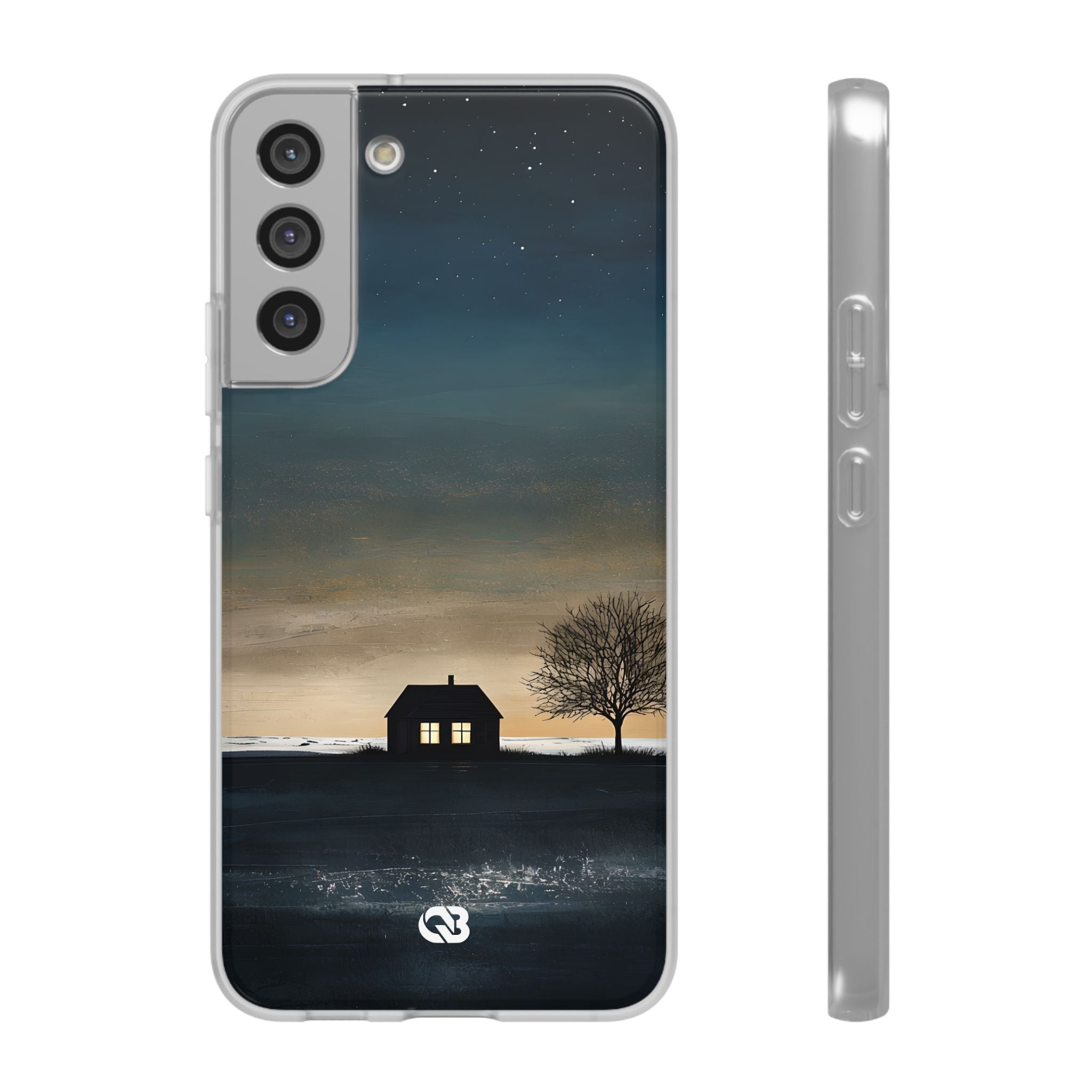 Midnight Cabin Glow · Soft Phone Case for Samsung