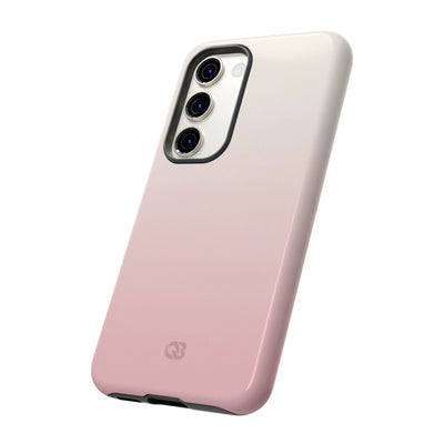 Pink Tough Phone Case for Samsung - Frosted Blush Horizon