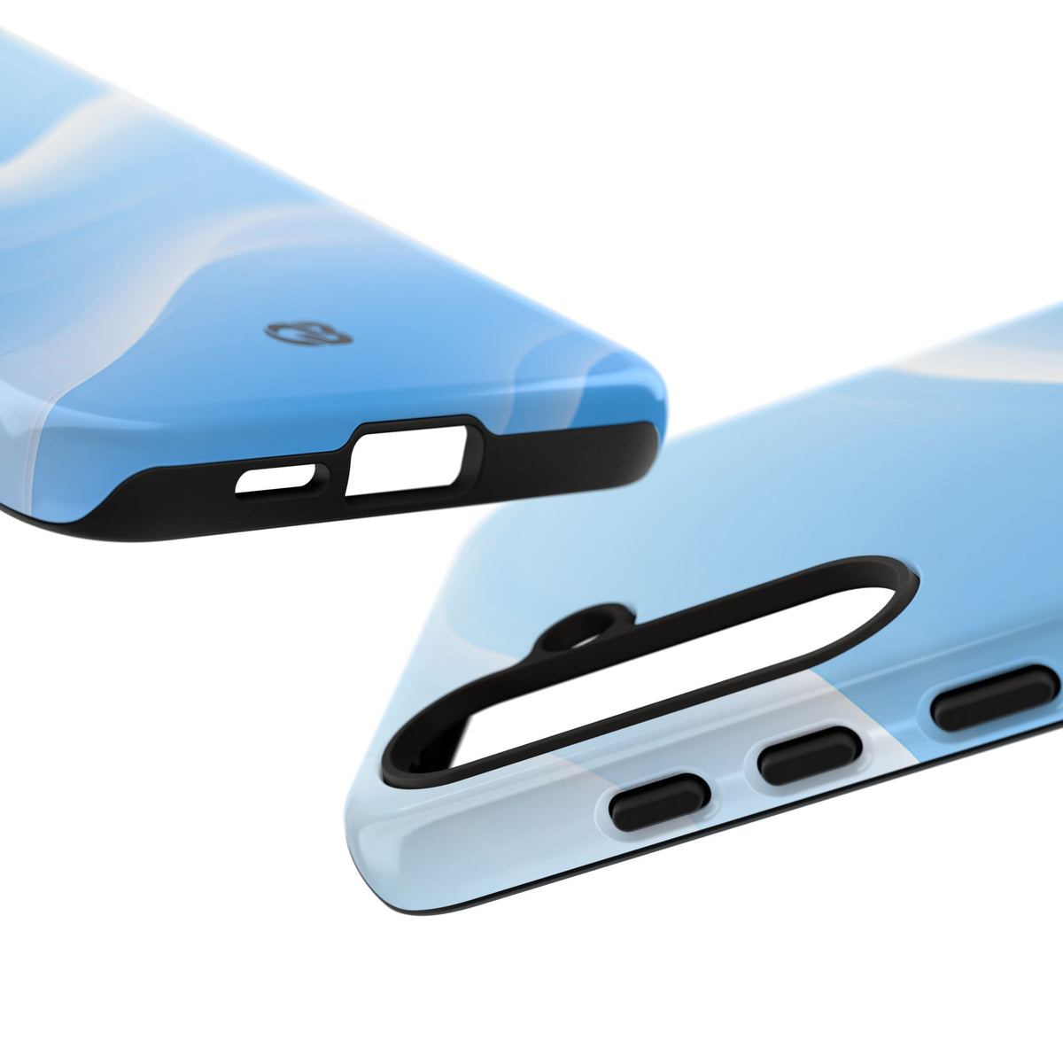 Glacial Contour Flow · Tough Phone Case for Samsung · Blue