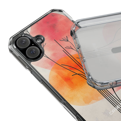 Kaareva varsi auringonlasku iPhone 16 Plus - Impact suojakotelo