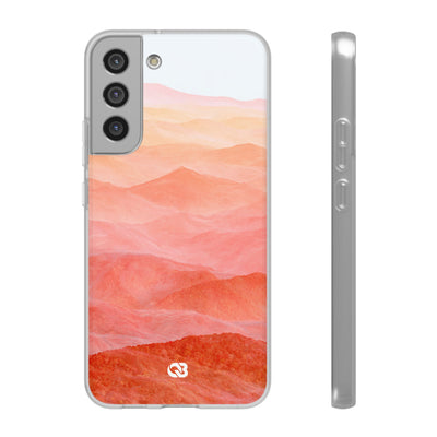 Alpenglow Ridge Vista · Lite Phone Case for Samsung · Orange