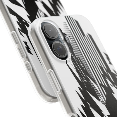 White Lite Phone Case for iPhone - Shattered Vector Spire