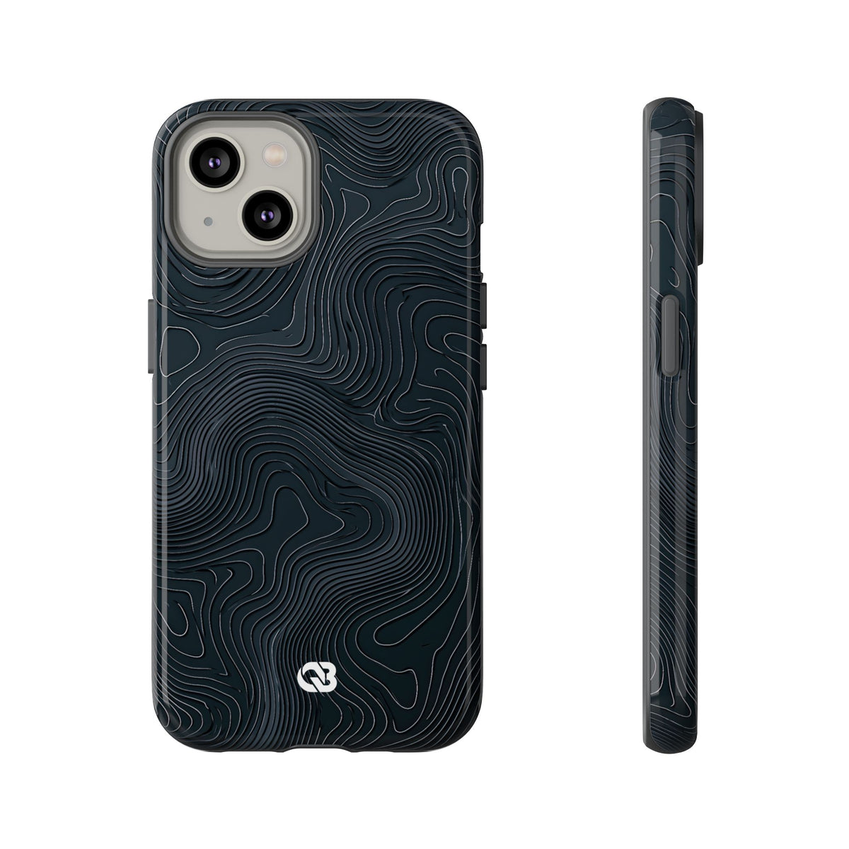 Obsidian Elevation · Tough Phone Case for iPhone · Black