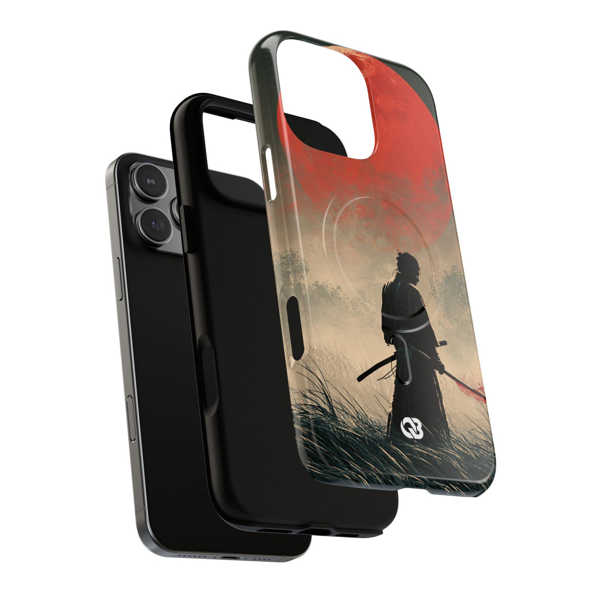 Crimson Moon Ronin · Tough 2.0 Magnetic Phone Case for iPhone · Red