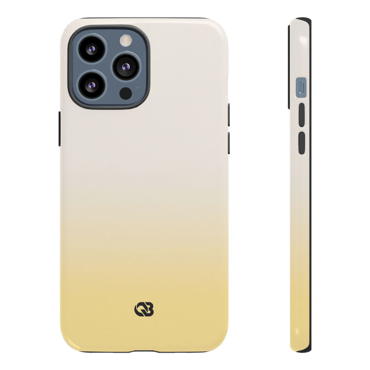 Solar Cream Ombre · Tough Phone Case for iPhone · Yellow