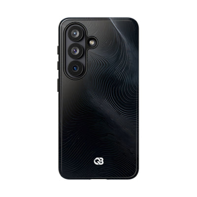 Black Tough Phone Case for Samsung - Obsidian Ridge Flux