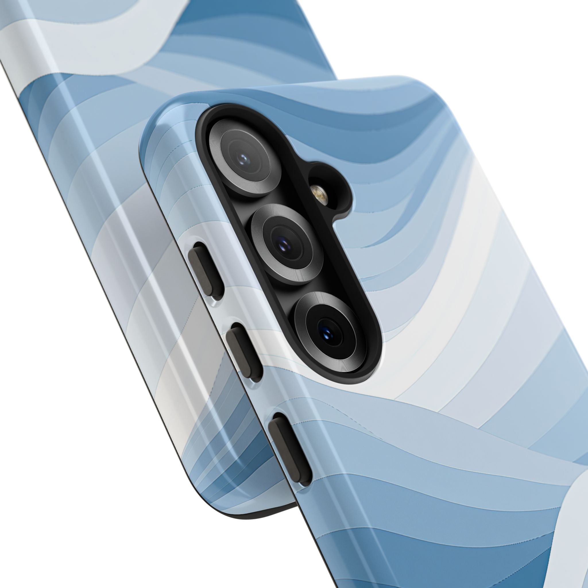 Blue Tough Phone Case for Samsung - Glacial Indigo Flow