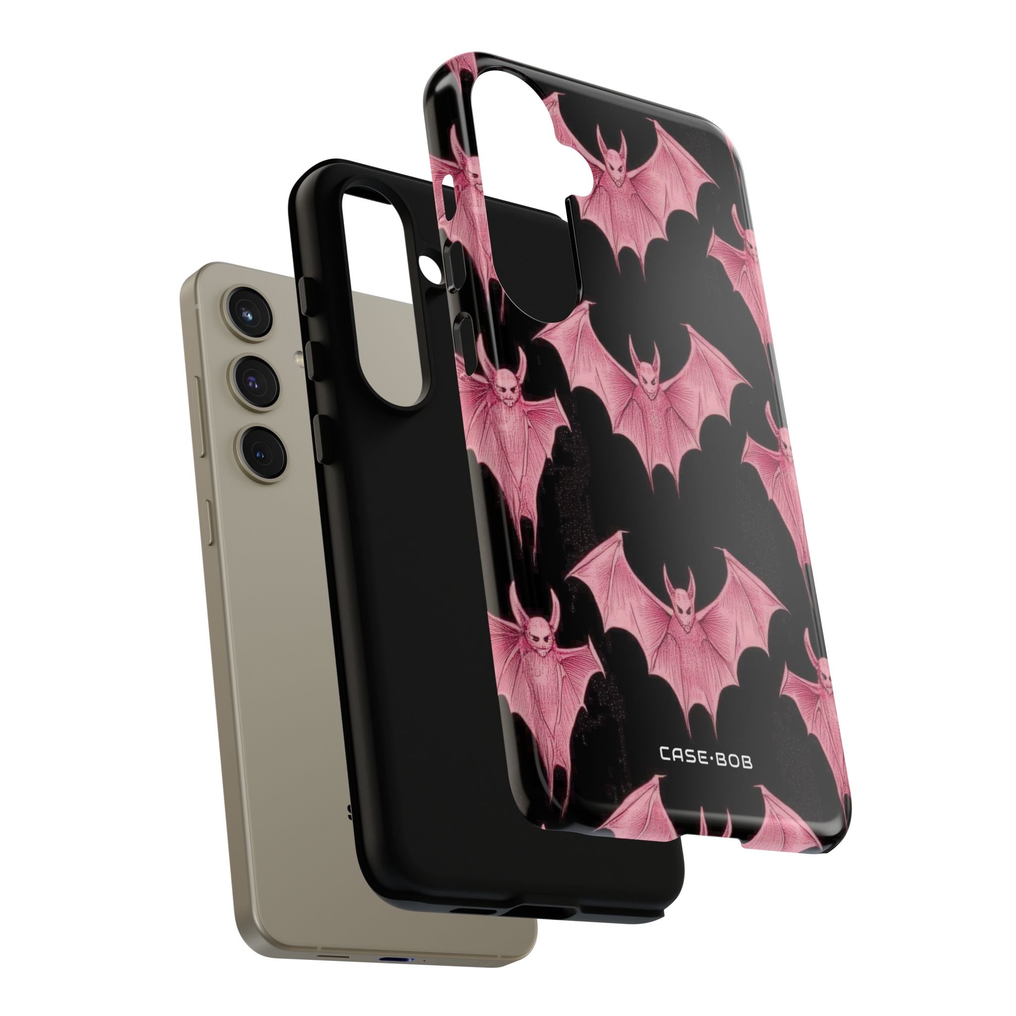 Pink Batwave Samsung S24 Plus Case - Tough