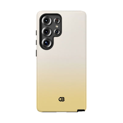 Yellow Tough Phone Case for Samsung - Bleached Citron Haze