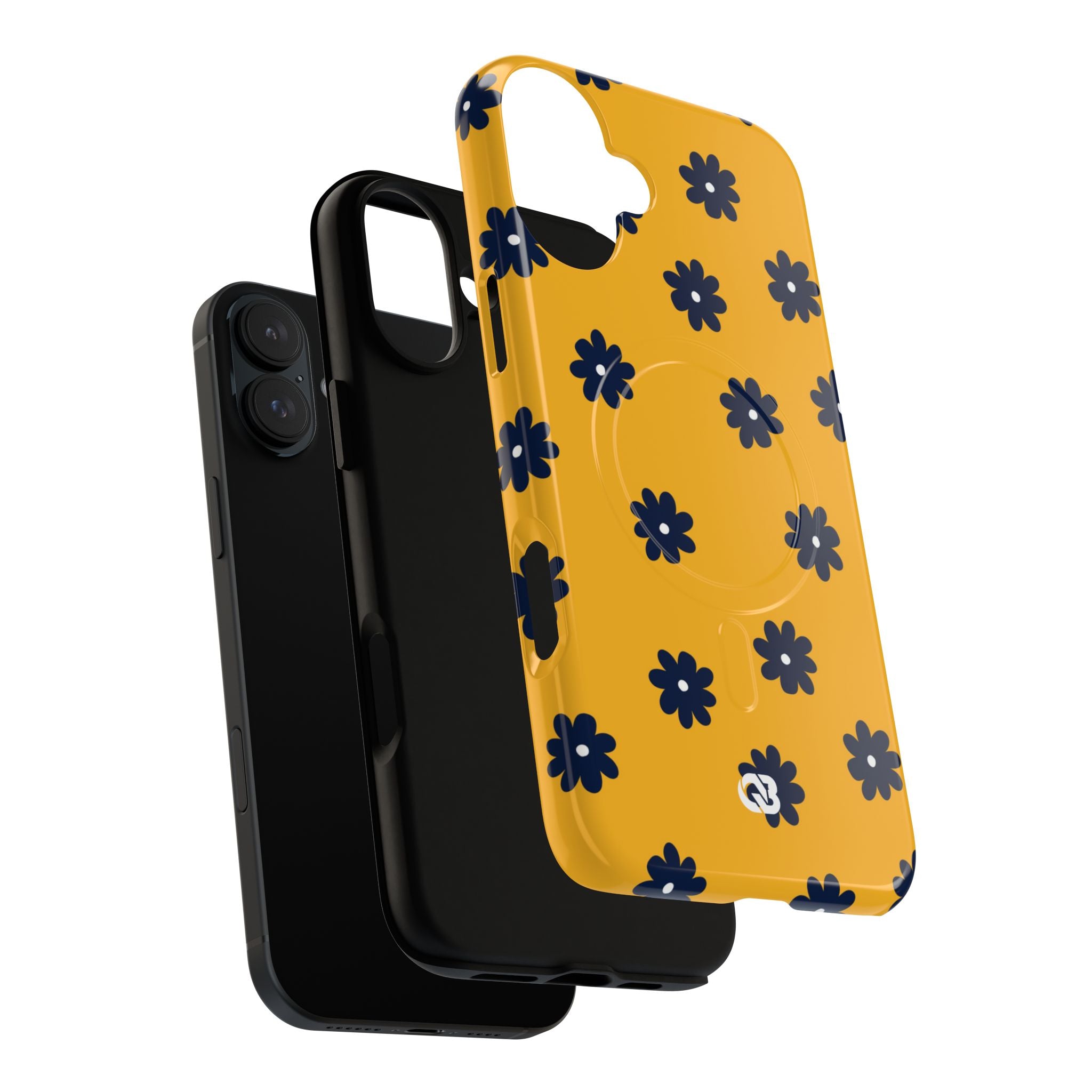 Navy Daisy Mustard · Tough+ Phone Case for iPhone · Magsafe