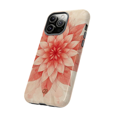Coral Layered Bloom · Tough Coque de téléphone pour iPhone