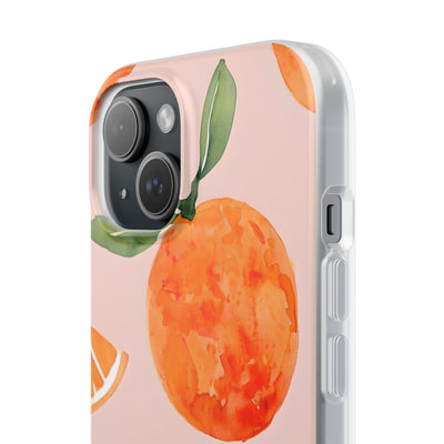 Sunkissed Orange Harvest · Soft Case na telefon dla iPhone
