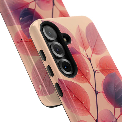 Dewy Magenta Foliage · Tough Phone Case for Samsung