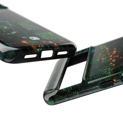 Tactical Avionics HUD · Tough Phone Case for Pixel ·  Green