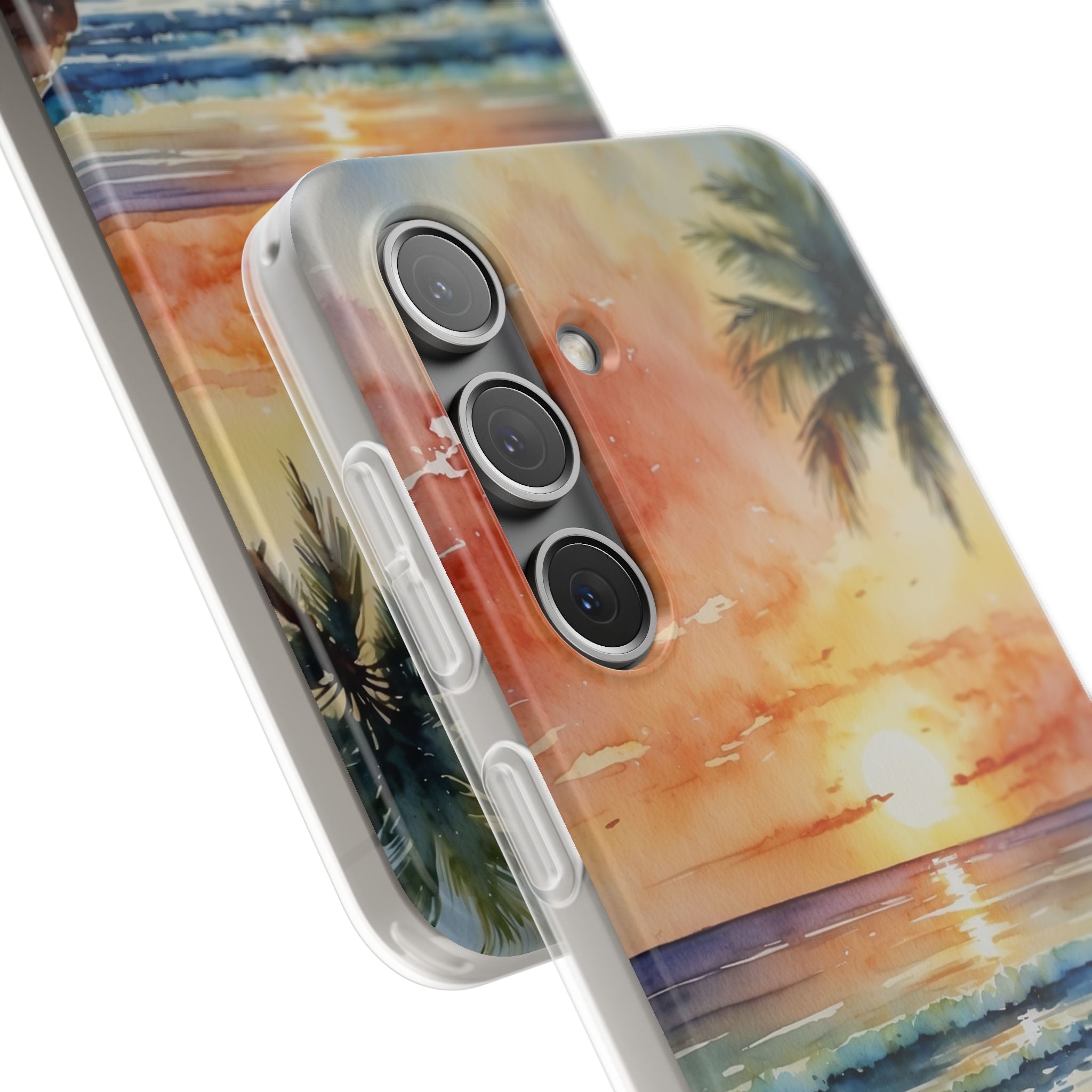 Sunset Palm Samsung S24 Case - Soft