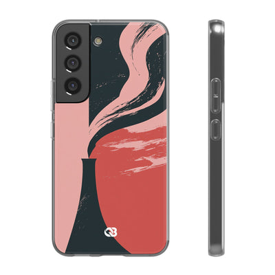 Pink Lite Phone Case for Samsung - Cinder Rose Plume