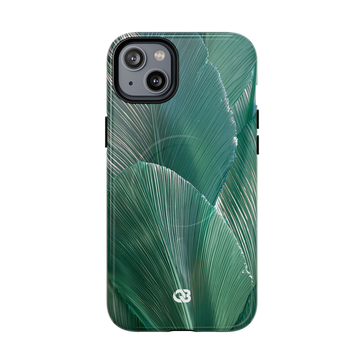 Translucent Fan Palm · Tough 2.0 Magnetic Phone Case for iPhone · Teal