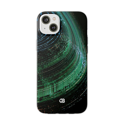 Orbital Data Stream · Lite Phone Case for iPhone ·  Green