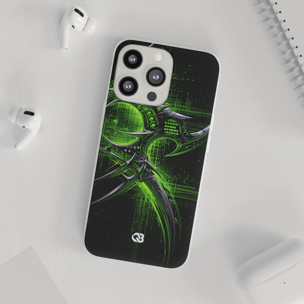 Cyber Sigil Grid · Lite Phone Case for iPhone ·  Green