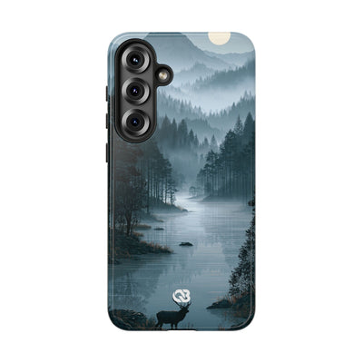 Silent Nordic Fjord · Tough Phone Case for Samsung · Blue