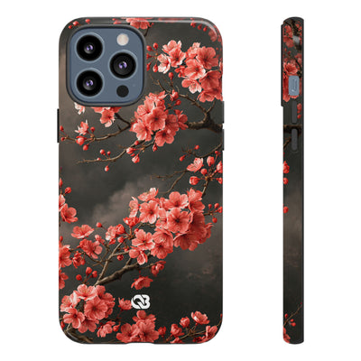 Dark Sakura Nocturne · Tough Phone Case for iPhone · Black