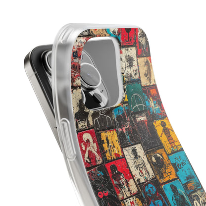 Figured Grid iPhone 16 Pro Max Skal - Mjuk