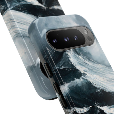 Nordic Swell · Tough Phone Case for Pixel ·  Blue