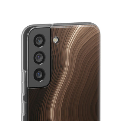 Brown Lite Phone Case for Samsung - Bronzed Canyon Relief