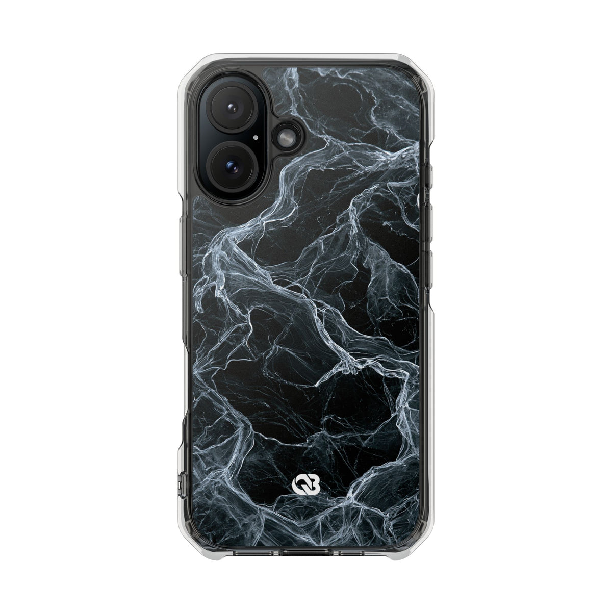 Arctic Gossamer · Clear Impact Magnetic Phone Case for iPhone · Black