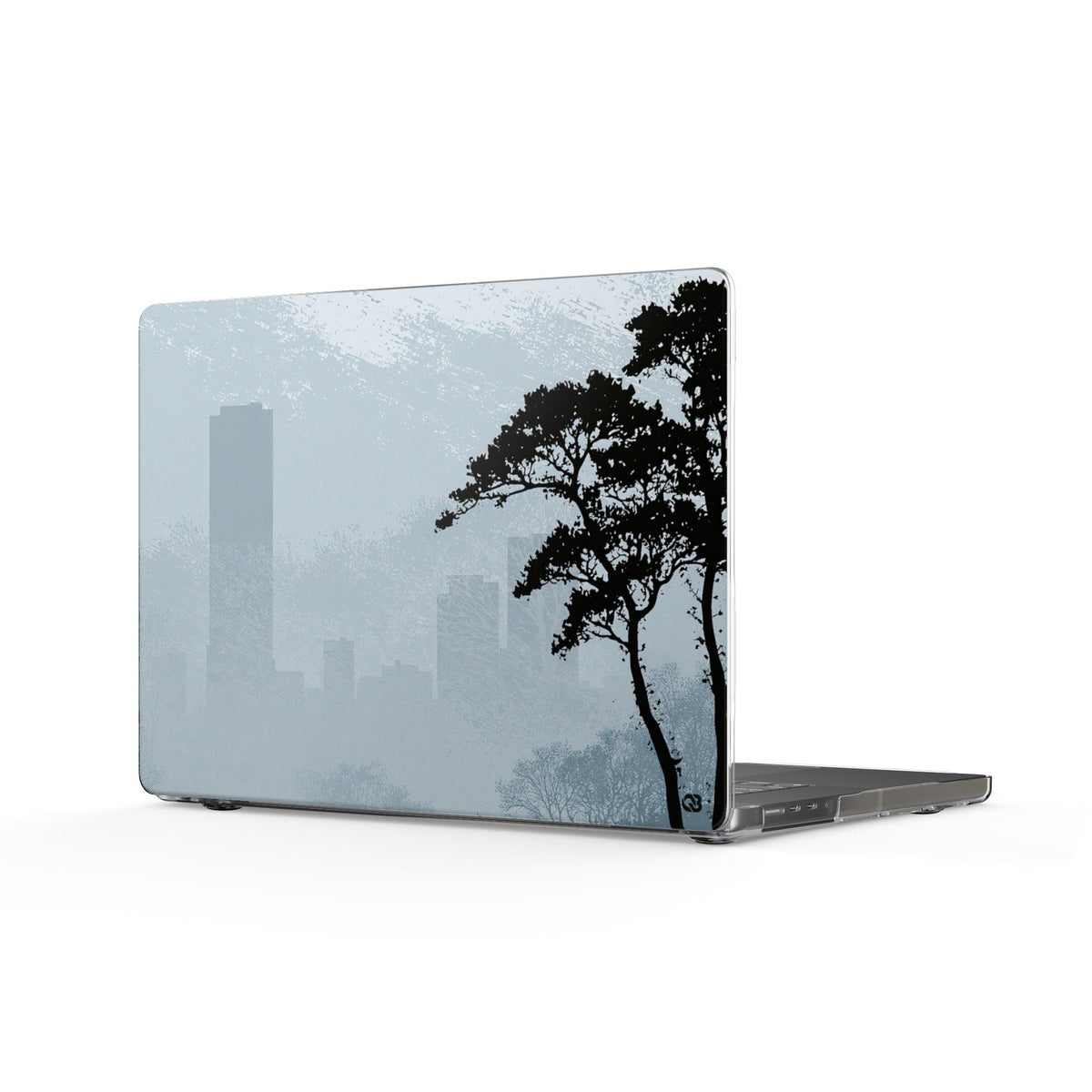 Misty Horizon · Clear Hard Case for MacBook · Blue