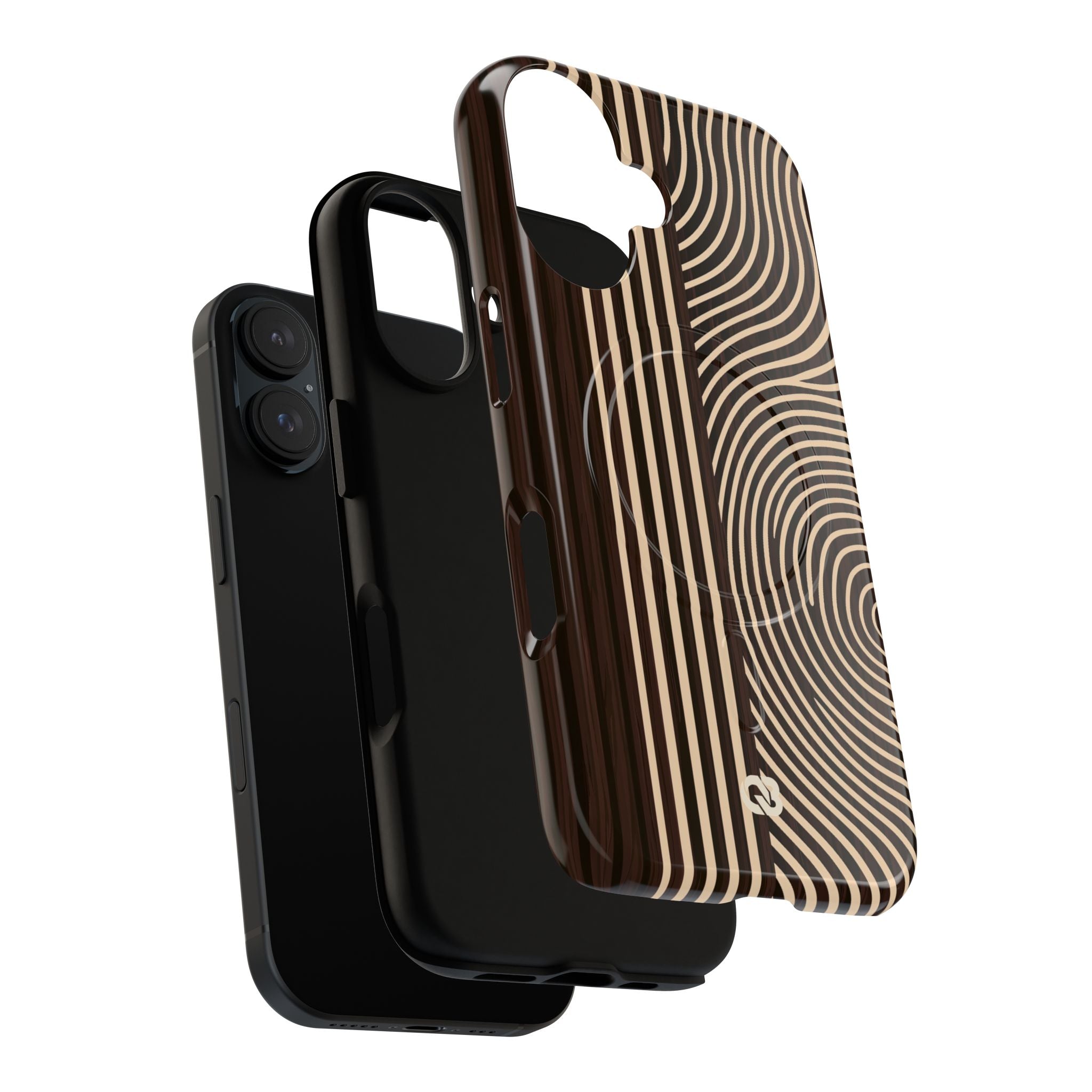 Brown Tough 2.0 Magsafe Phone Case for iPhone - Espresso Sand Ridge