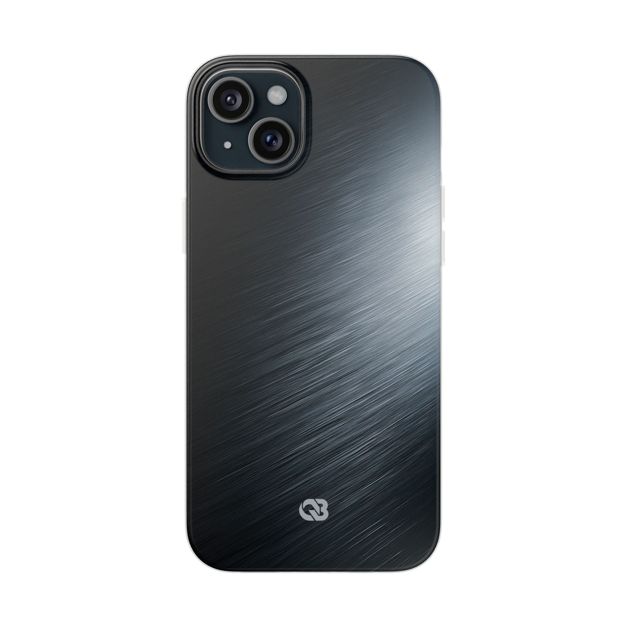 Grey Lite Phone Case for iPhone - Charcoal Brushed Steel
