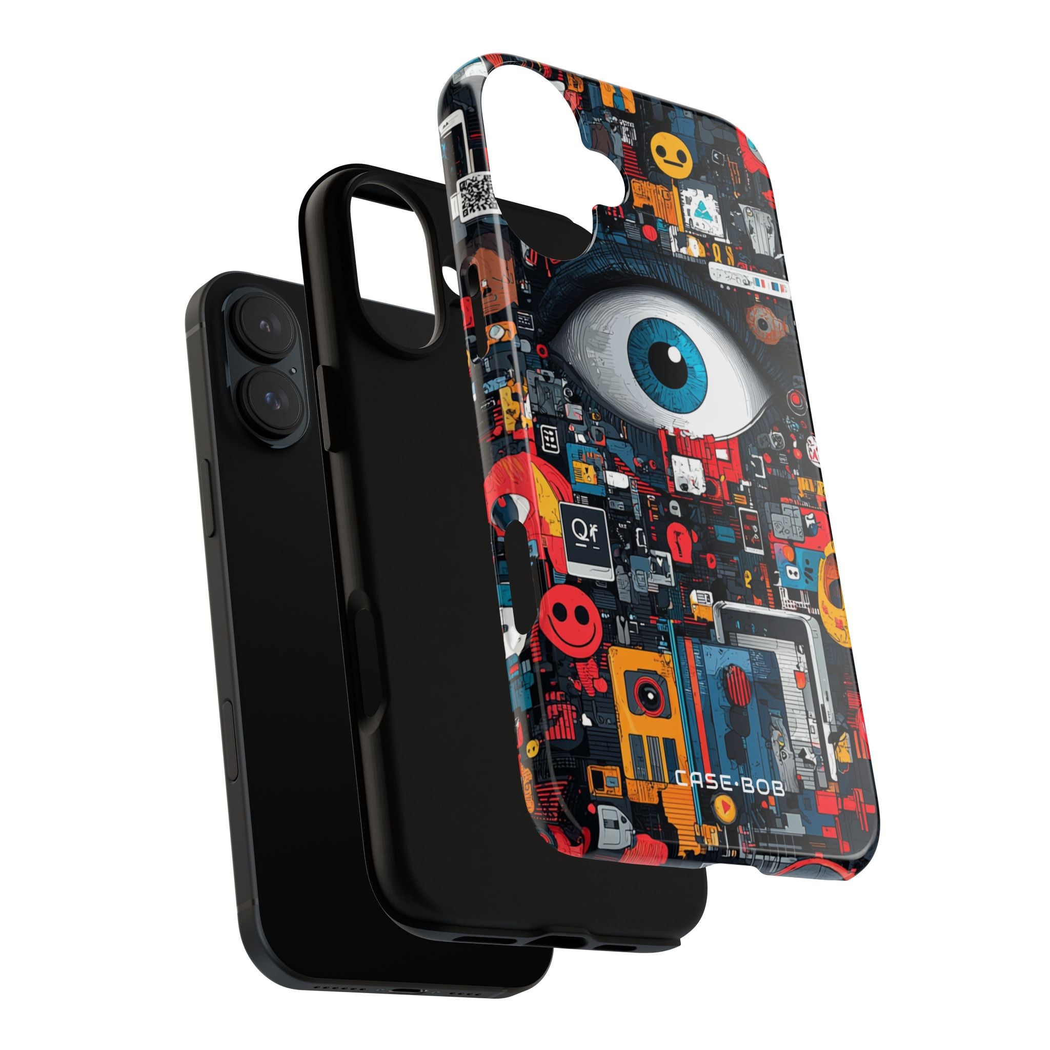 Blue Eye Mosaic iPhone 16 Plus Case - Tough