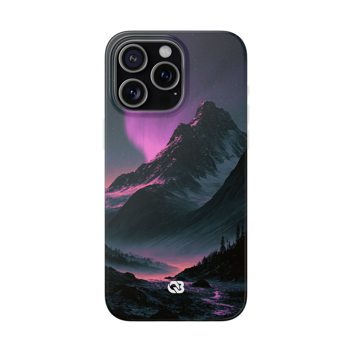 Arctic Aurora Summit · Lite Phone Case for iPhone ·  Black