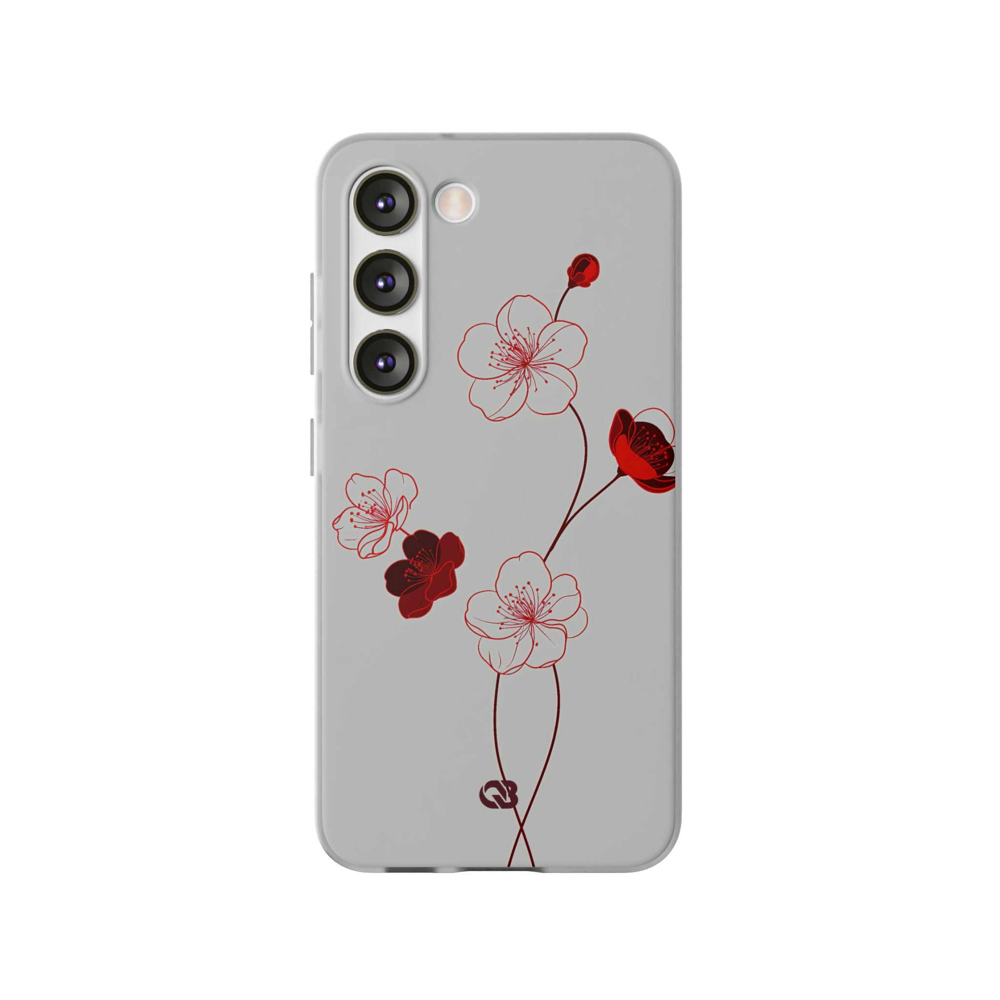 Red Lite Phone Case for Samsung - Kyoto Ember Bloom
