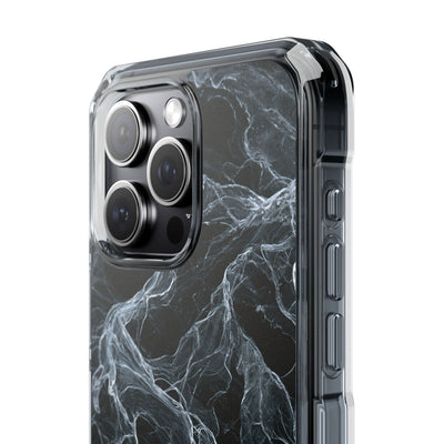 Arctic Gossamer · Clear Impact Magnetic Phone Case for iPhone · Black