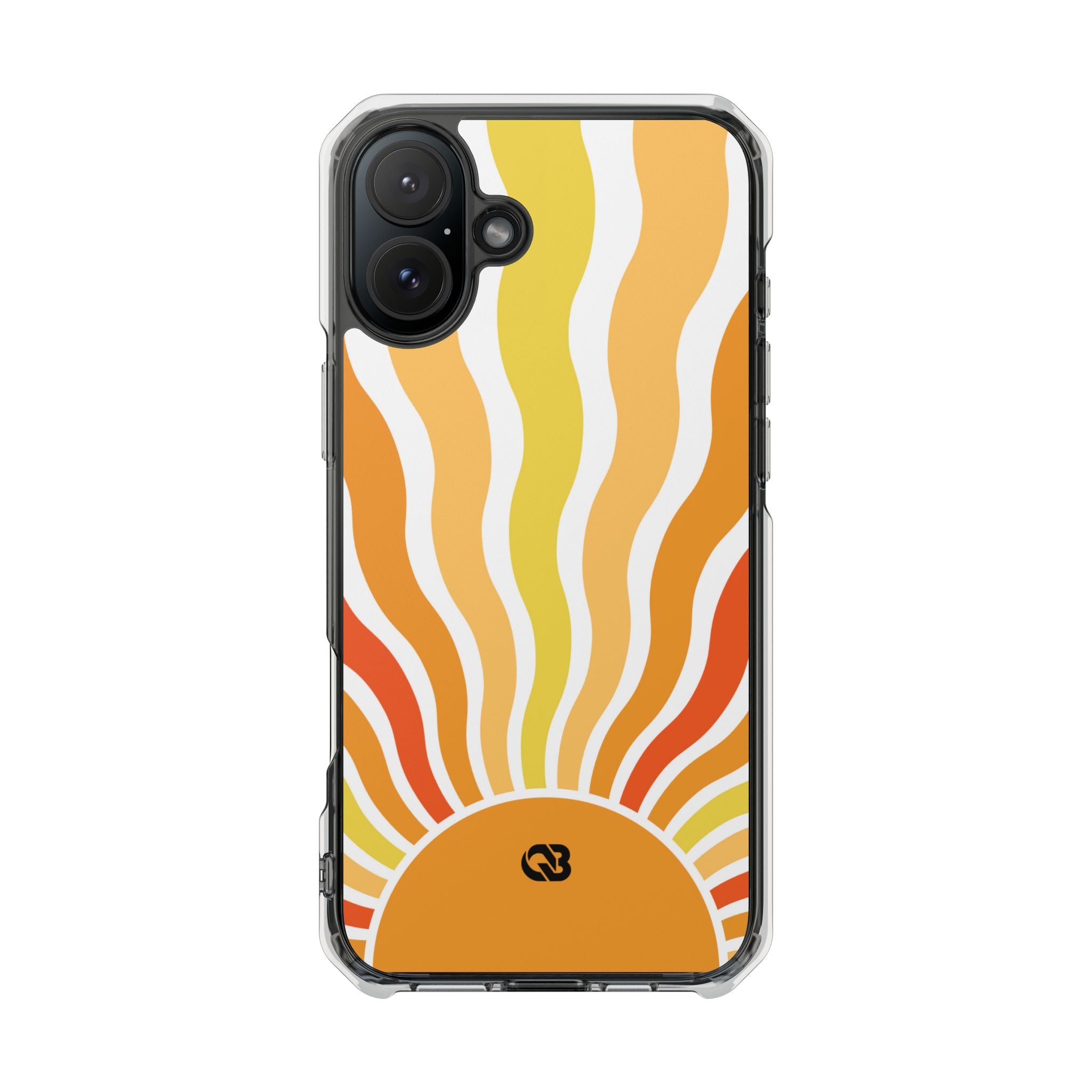 Amber Solar Waves · Impact Phone Case for iPhone · Magsafe