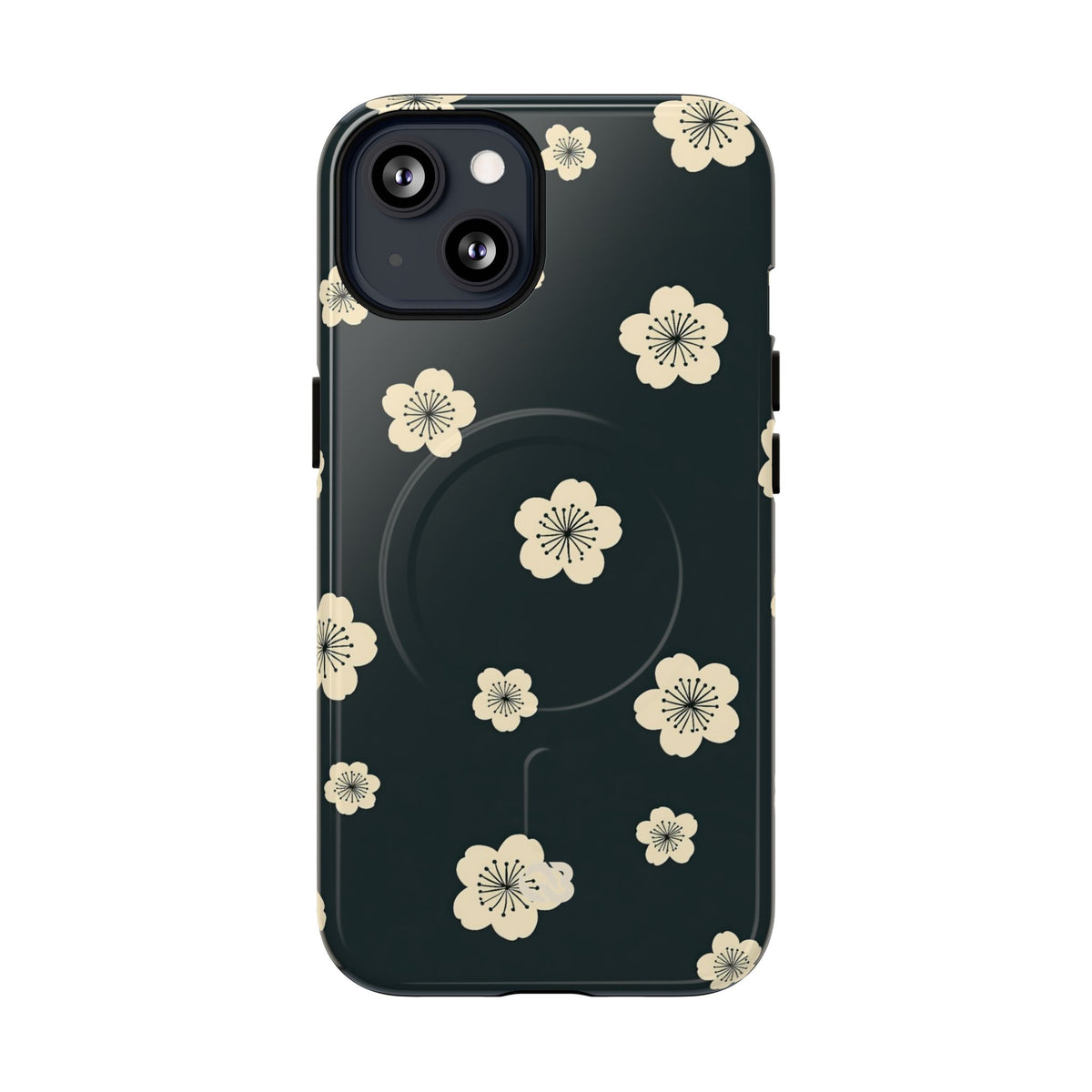 Midnight Sakura Bloom · Tough 2.0 Magnetic Phone Case for iPhone · Black