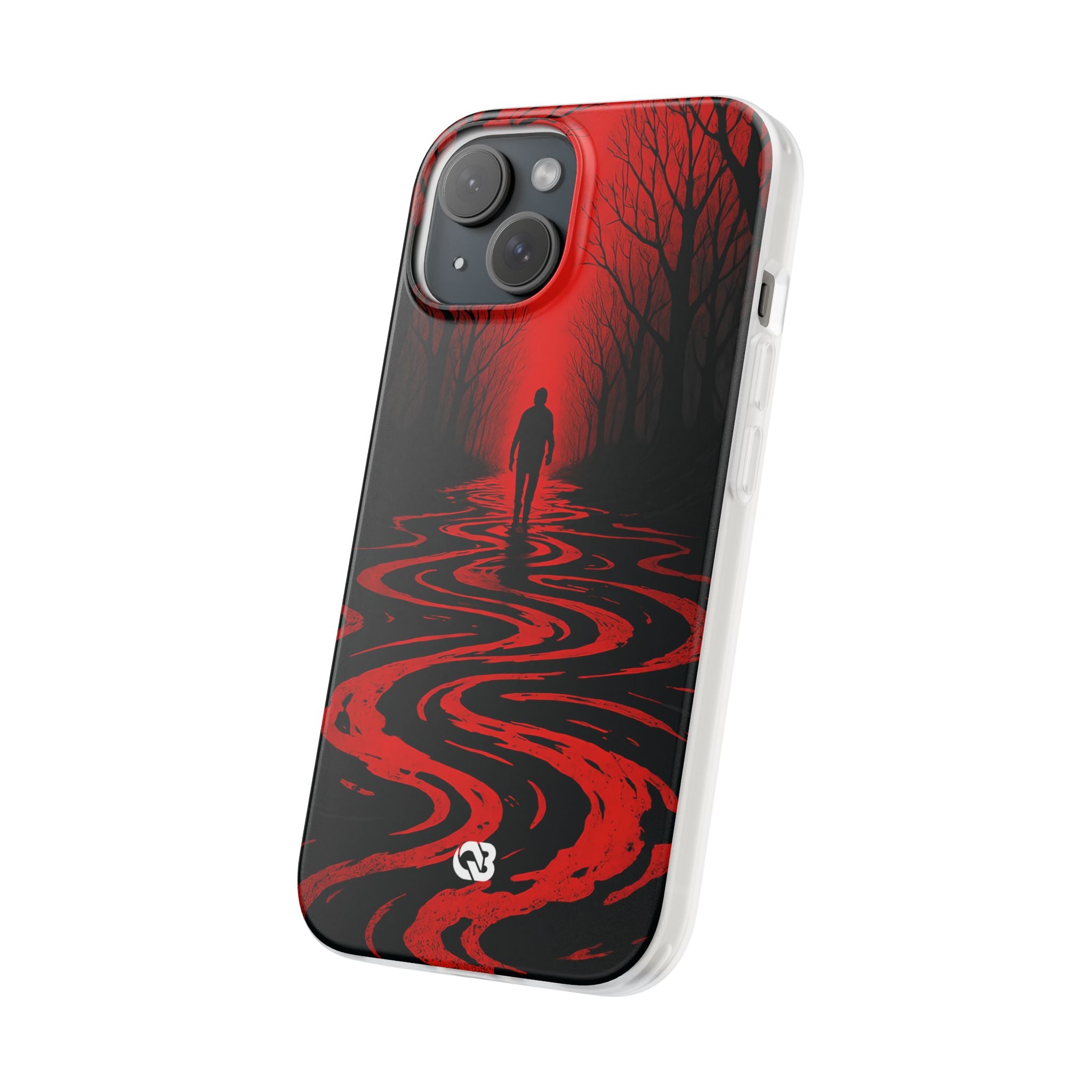 Crimson Shadow Path · Soft Phone Case for iPhone