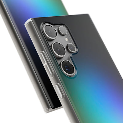 Black Lite Phone Case for Samsung - Electric Prism Grain