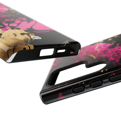 Magenta Liquid Gold · Tough Fundas para teléfono para Samsung