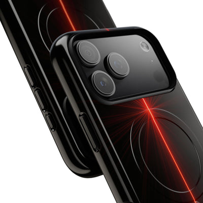 Red Tough 2.0 Magsafe Phone Case for iPhone - Crimson Flare Vector