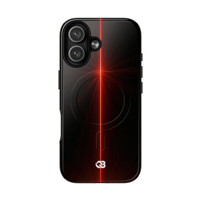 Red Tough 2.0 Magsafe Phone Case for iPhone - Crimson Flare Vector
