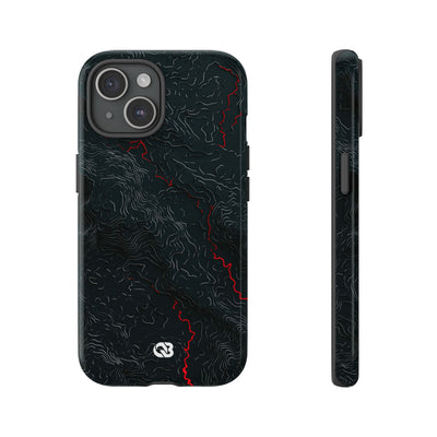 Crimson Rift · Tough Phone Case for iPhone · Black