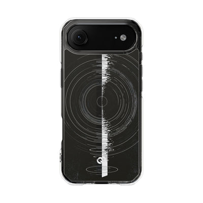 Black Impact MagSafe Phone Case for iPhone - Obsidian Orbital Signal