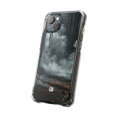 Shadowed Pine Mist · Clear Impact Magnetic Phone Case for iPhone ·  Black