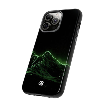Nordic Mountain Contour · Tough Phone Case for iPhone · Black
