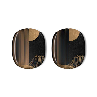 Lunar Topo Horizon · Hard Case for AirPods Max · Black
